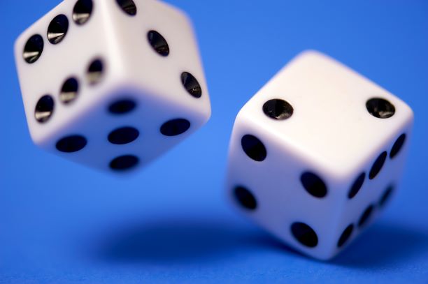 Statistics and Free Will: Dice