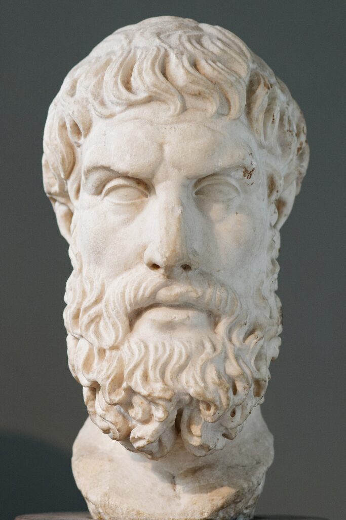 On Epicureanism: Ancient Statue of Epicurus